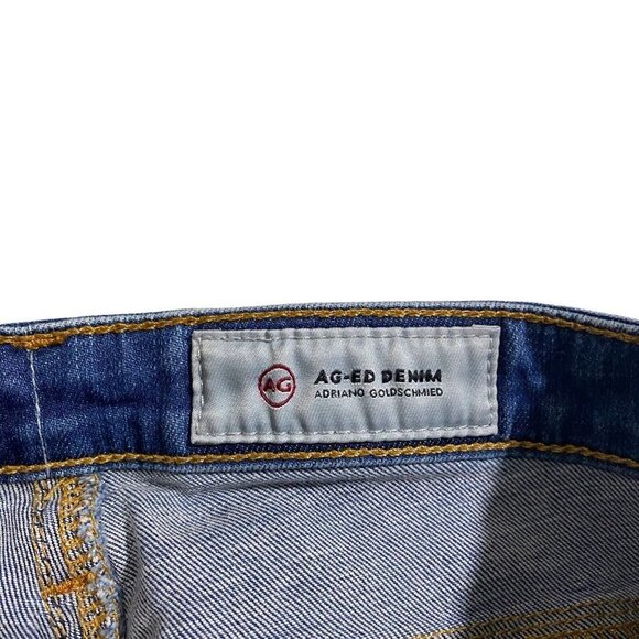 AG Adriano Goldschmied Jeans Women Sz 27R The Legging Ankle Super Skinny Ripped - Picture 9 of 16